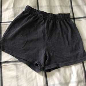 Soffe active shorts, Grey, girls 8-10,